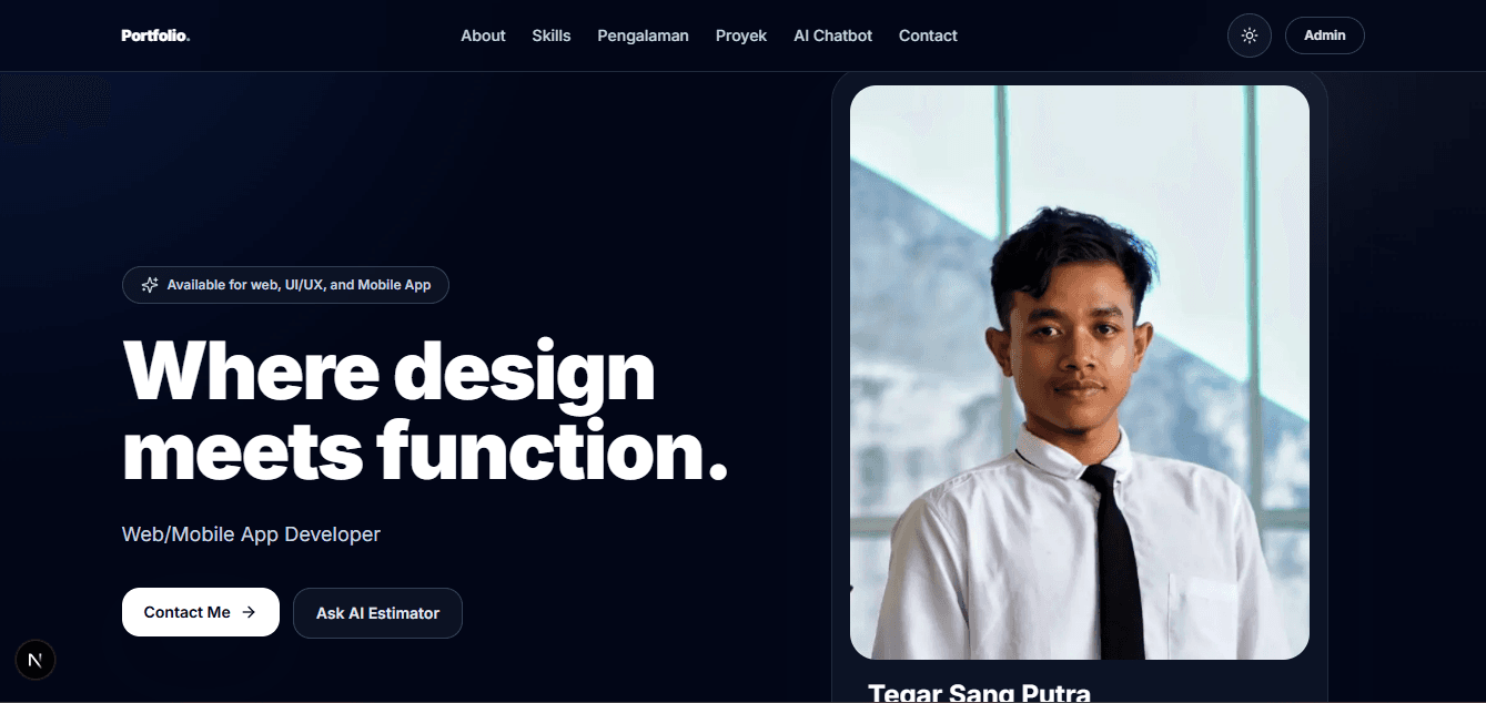 AI Portfolio Website